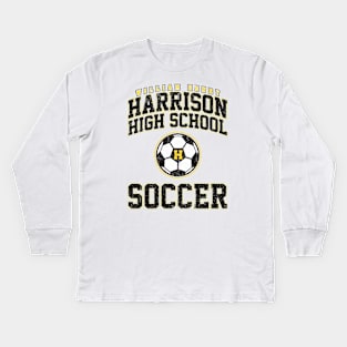 William Henry Harrison High Soccer - She's All That (Variant) Kids Long Sleeve T-Shirt